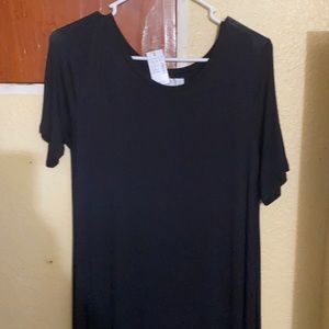 Black 24/7 T-shirt dress